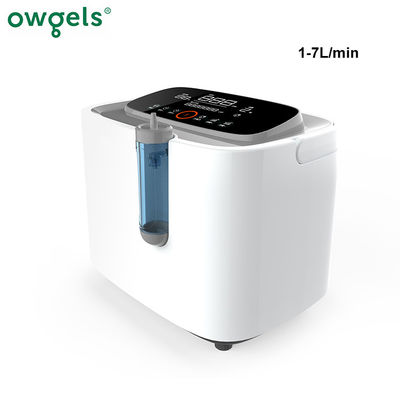 Concentrador portátil del oxígeno de Owgels, concentrador eléctrico 7L del oxígeno