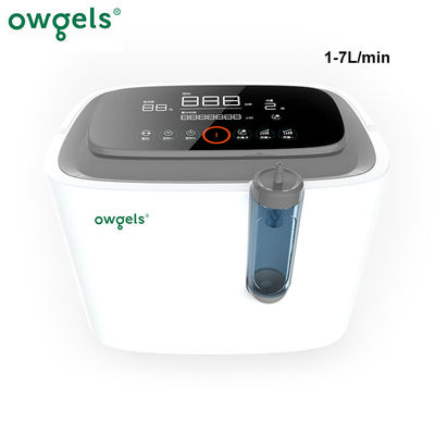 Concentrador portátil del oxígeno de Owgels, concentrador eléctrico 7L del oxígeno
