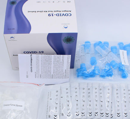 Prueba rápida Kit Disposable Oral Saliva del antígeno de diagnóstico rápido Covid-19