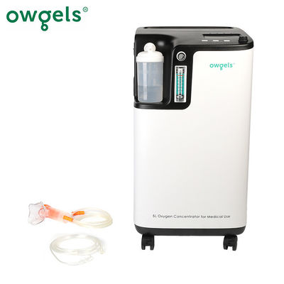 Concentrador portátil de poco ruido del oxígeno de la pureza elevada 5l del 96% para el uso médico
