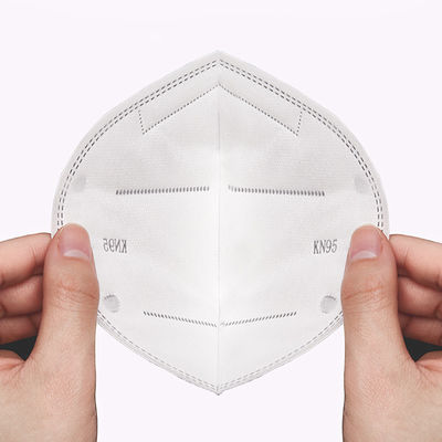 Máscara disponible del gancho del respirador KN95 de la máscara KN95 el 17.5x9.5cm del peso ligero blanco de la lista