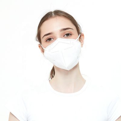 Respiradores disponibles del polvo del filtro de la contaminación anti disponible plegable de la máscara KN95