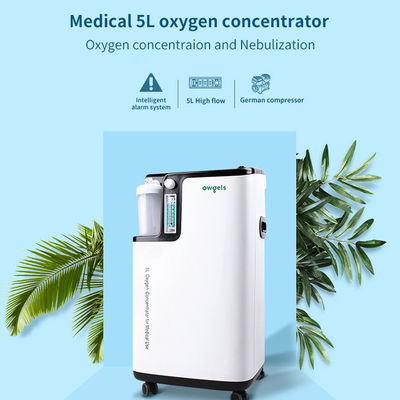 FDA médico de poco ruido atomizador del concentrador del oxígeno de 5 litros