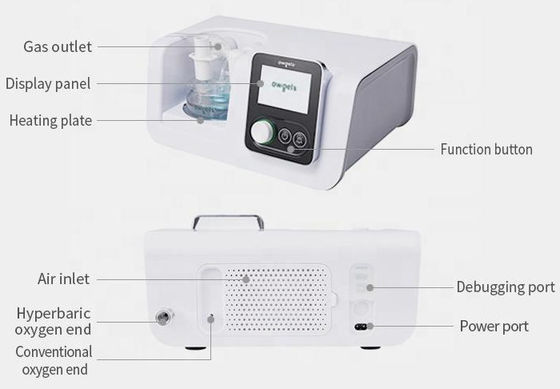 Alto dispositivo portátil 70L/Min Medical Use de la terapia de oxígeno del flujo de ICU